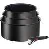 Lot de 3 casseroles ingénio résist - TEFAL