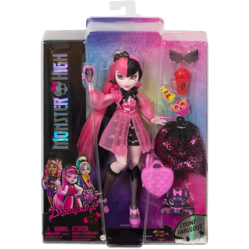 Monster High Poupée Vampire Mannequin Draculaura - MONSTER HIGH