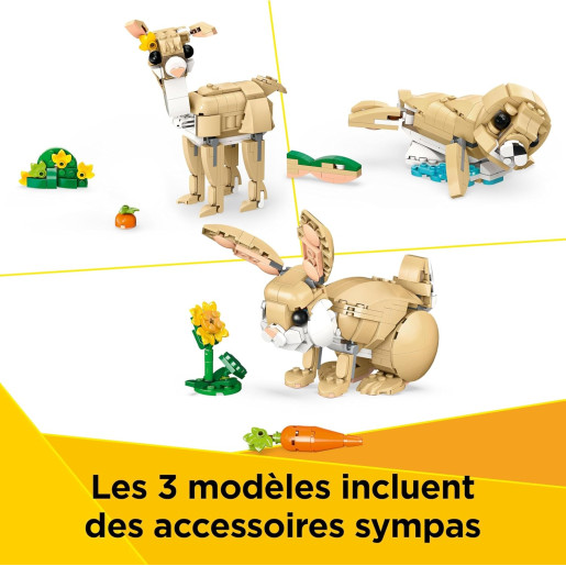 L’Adorable Lapin - LEGO Creator 3-en-1 - LEGO