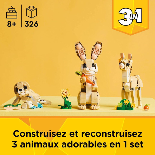 L’Adorable Lapin - LEGO Creator 3-en-1 - LEGO