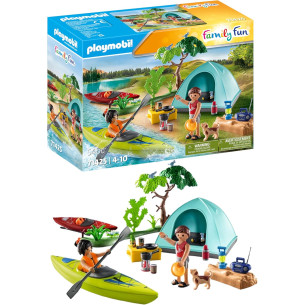 Famille et tente - PLAYMOBIL