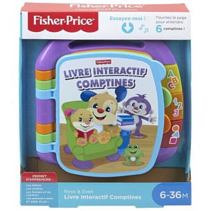 Livre intéractif comptines - FISHER PRICE