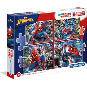 Coffret Puzzles Spiderman Marvel - CLEMENTONI