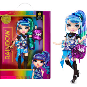Poupée 22cm Holly (bleu) Junior High  - RAINBOW HIGH