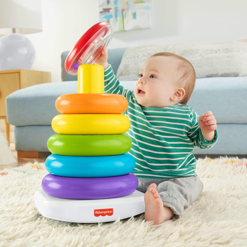 Pyramide Arc en ciel Géante - FISHER PRICE