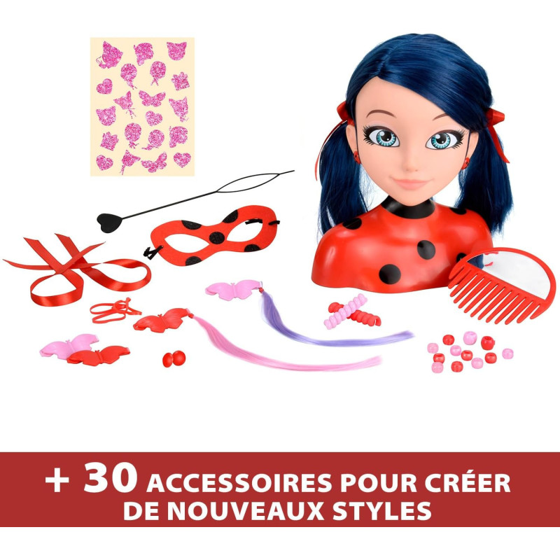 Tête à coiffer Ladybug Miraculous - BANDAI