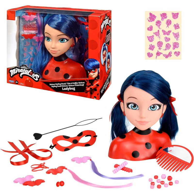 Tête à coiffer Ladybug Miraculous - BANDAI