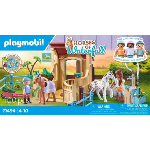 Cavalières avec box et poneys - PLAYMOBIL