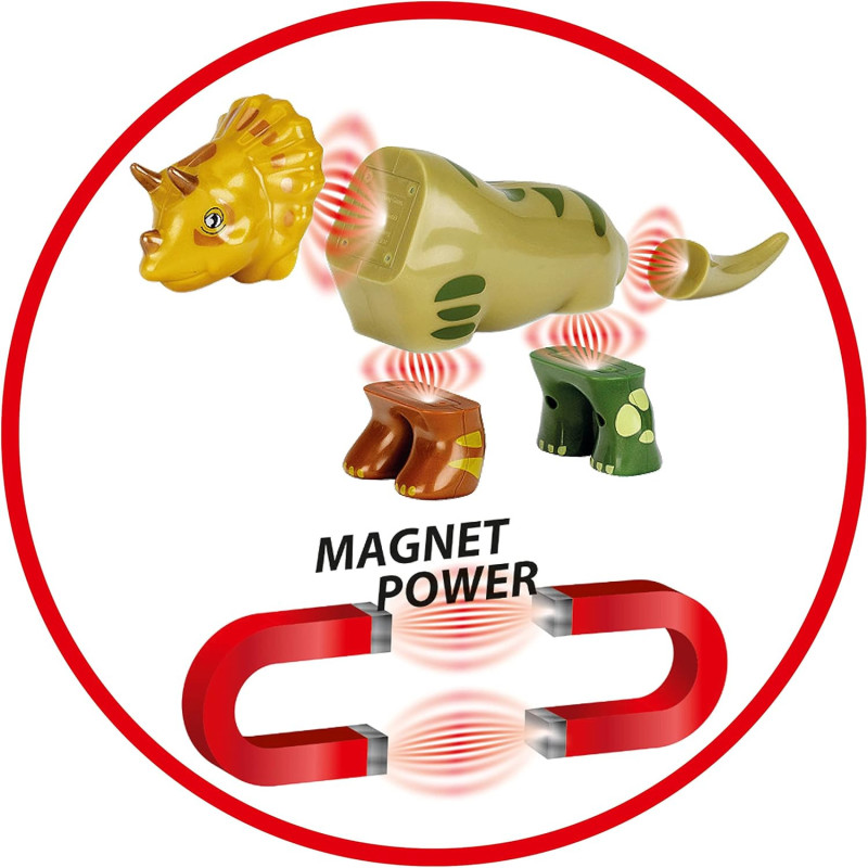 4 Dinosaures magnétiques - JOUETS KLEIN