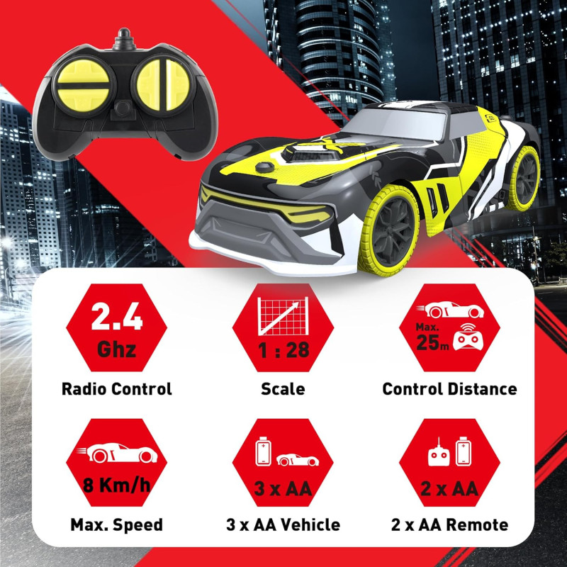 Exost Star Rush 1:34 mini voiture télécommandée de course - SILVERLIT