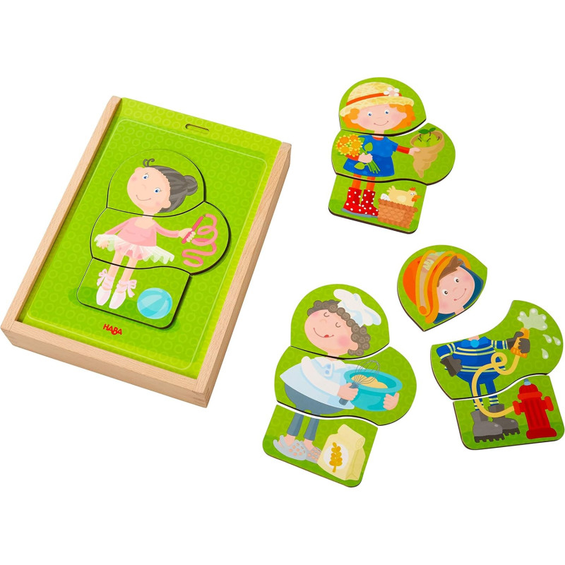 Puzzle en bois des métiers - HABA