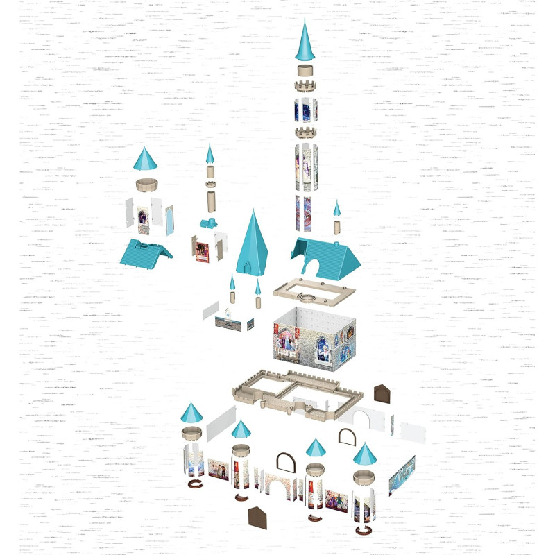 Puzzle 3D Château de la Reine des Neiges - Disney - RAVENSBURGER