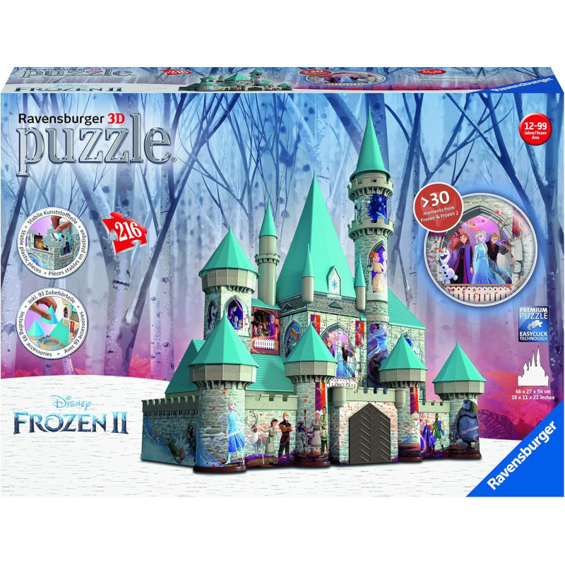 Puzzle 3D Château de la Reine des Neiges - Disney - RAVENSBURGER