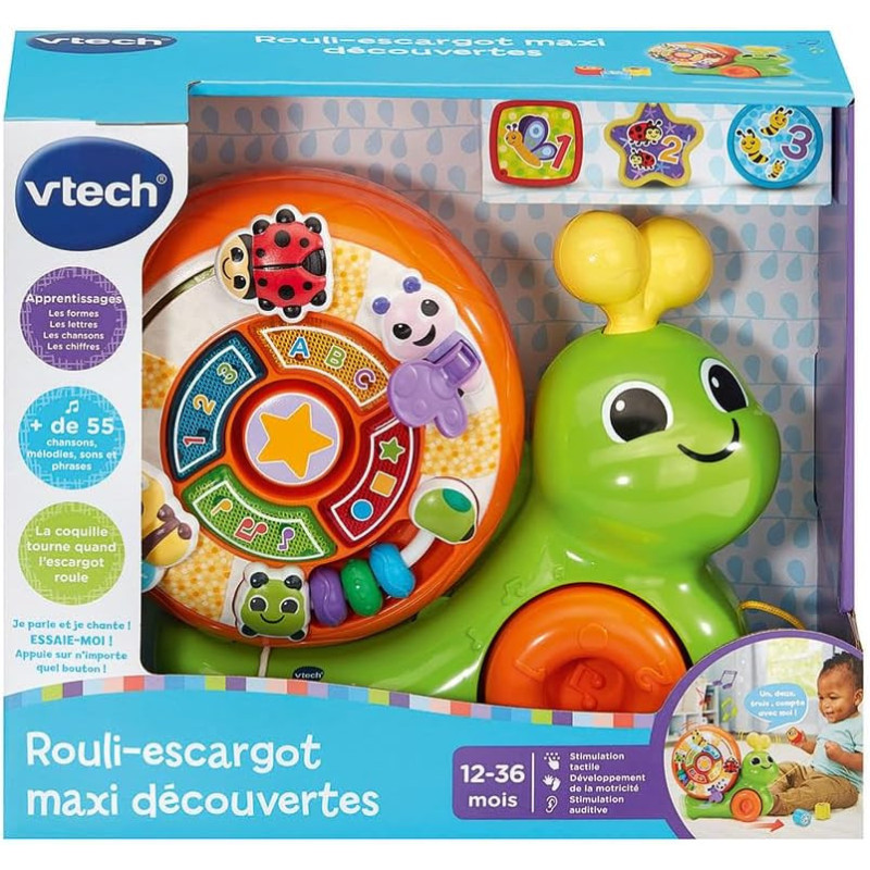 Rouli-escargot maxi découvertes - VTECH