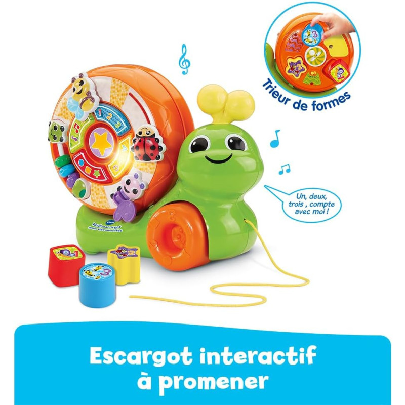 Rouli-escargot maxi découvertes - VTECH