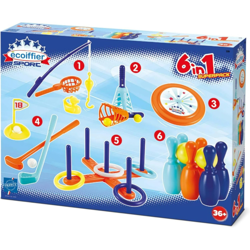 Coffret sport 6 en 1 - ECOIFFIER