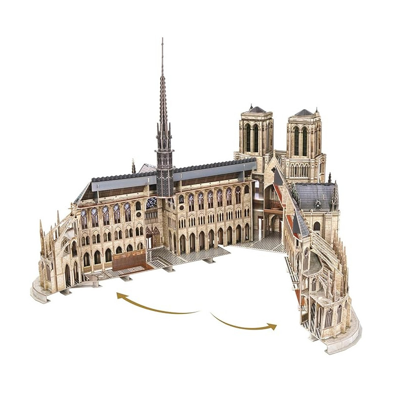 Maquette 3D Notre Dame de Paris 293 pièces - MGM
