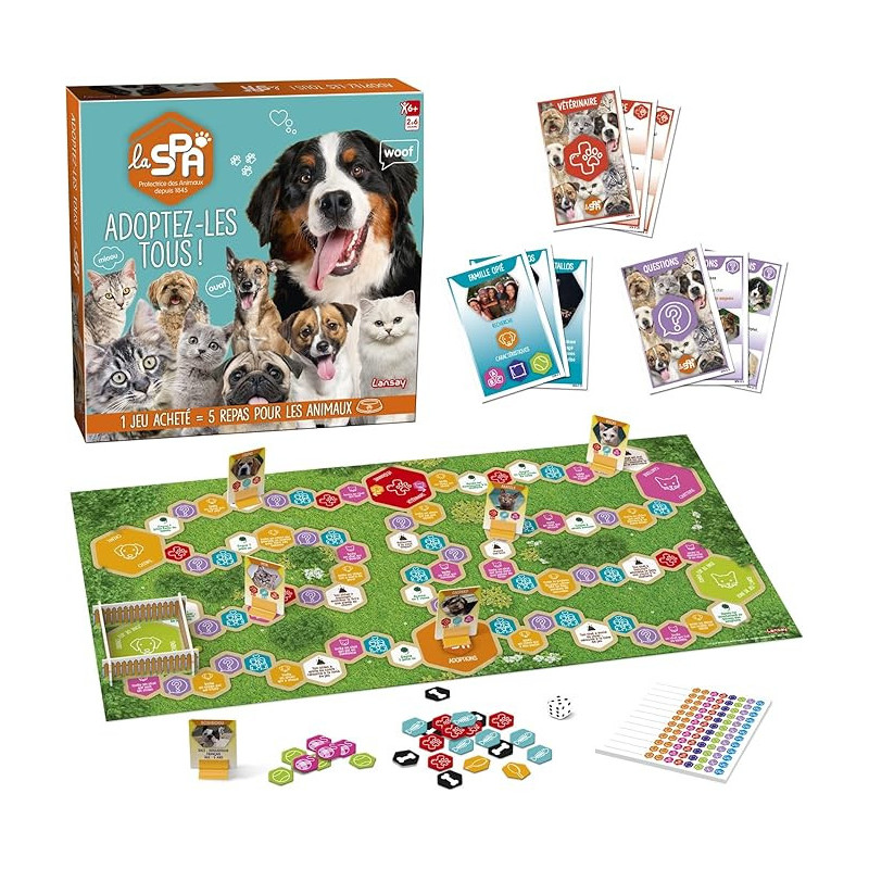 Jeu SPA - adoptez les tous! - LANSAY