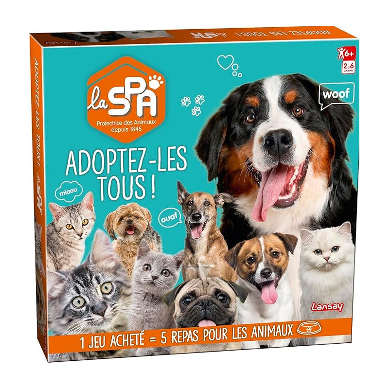 Jeu SPA - adoptez les tous! - LANSAY