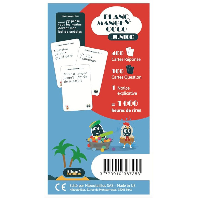 Blanc Manger Coco Junior 2 - La Poule mouillée - HIBOUTATILLUS