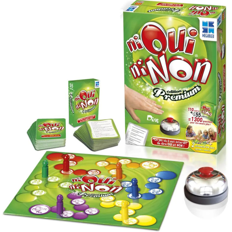 Jeu de Société - ni Oui ni Non - MEGA BLEU