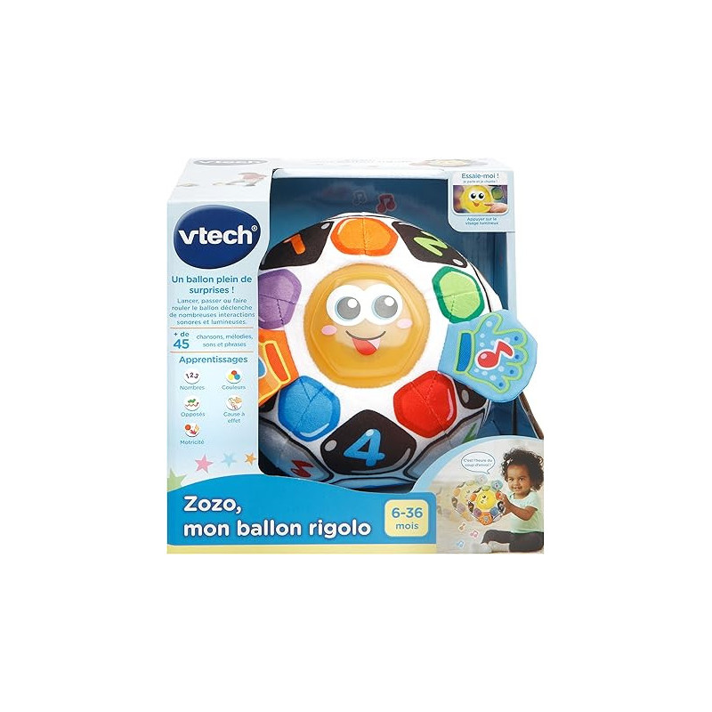 Zozo, Mon Ballon Rigolo - Balle d'Éveil Pour Bébé - VTECH