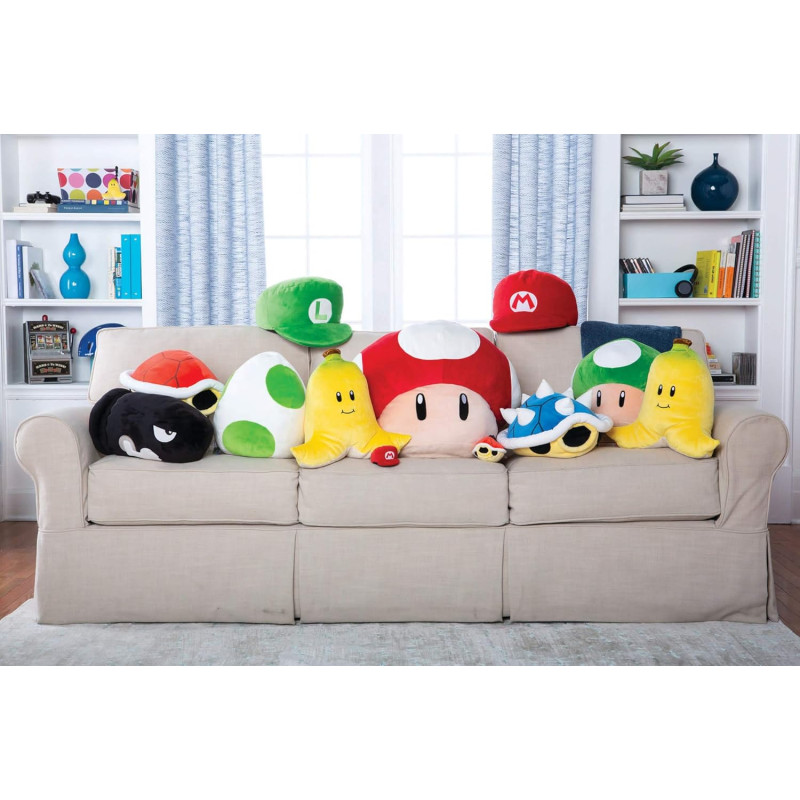 Peluche - Mocchi Mocchi - Casquette Luigi Verte - TOMY
