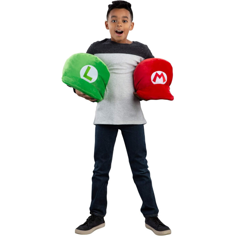 Peluche - Mocchi Mocchi - Casquette Luigi Verte - TOMY