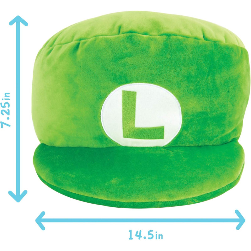 Peluche - Mocchi Mocchi - Casquette Luigi Verte - TOMY