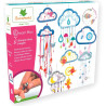 Kit créatif Dream box Attrapes rêves nuages - SYCOMORE