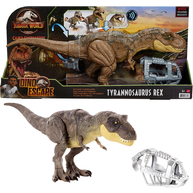 Figurine T-rex Furie Suprême Jurassic World - MATTEL