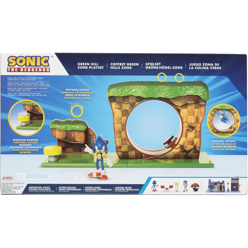 Playset - Sonic - Colline Verte - JAKKS PACIFIC
