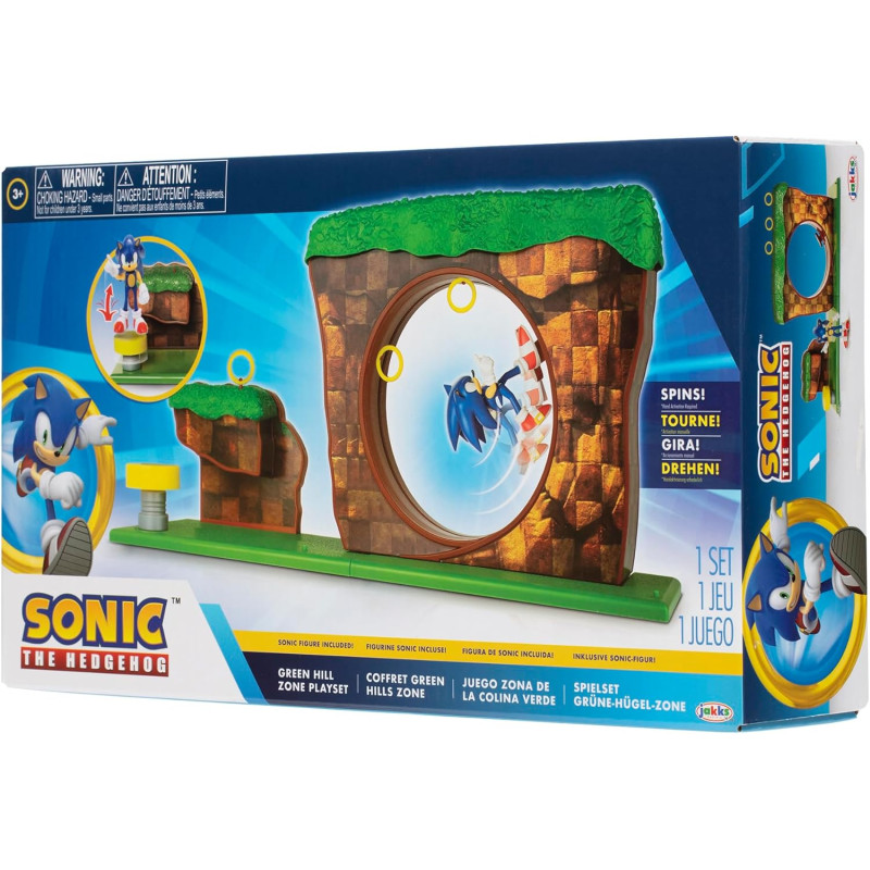 Playset - Sonic - Colline Verte - JAKKS PACIFIC