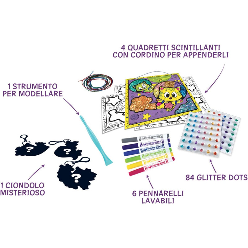 Surprise box glitter dots - CRAYOLA