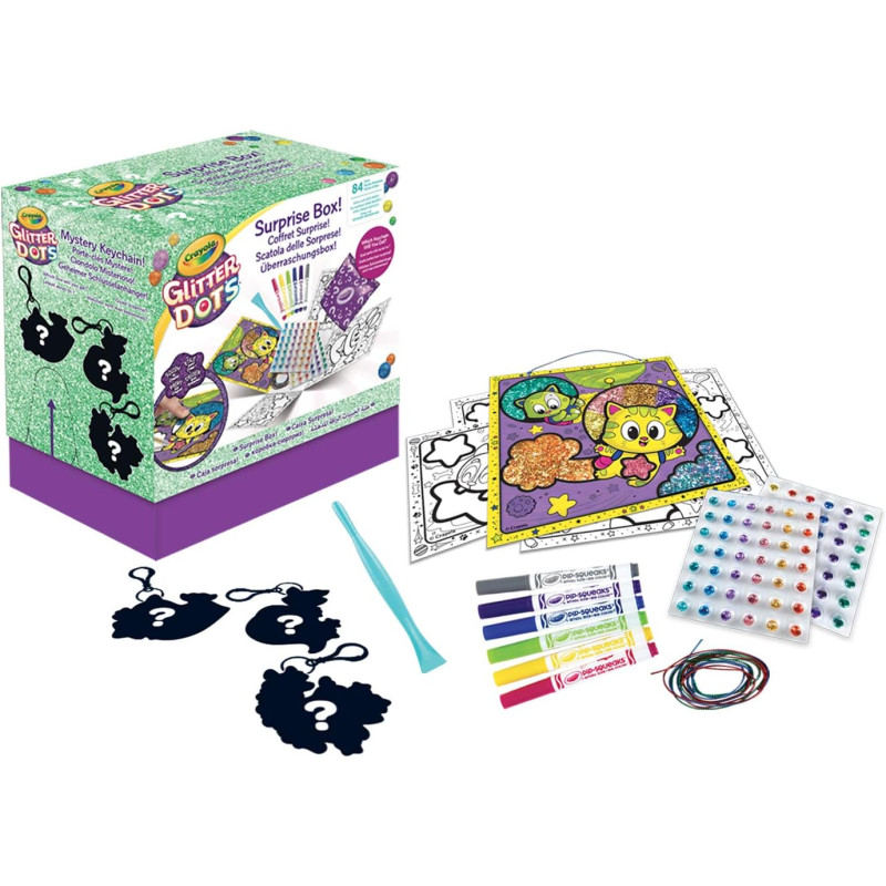 Surprise box glitter dots - CRAYOLA