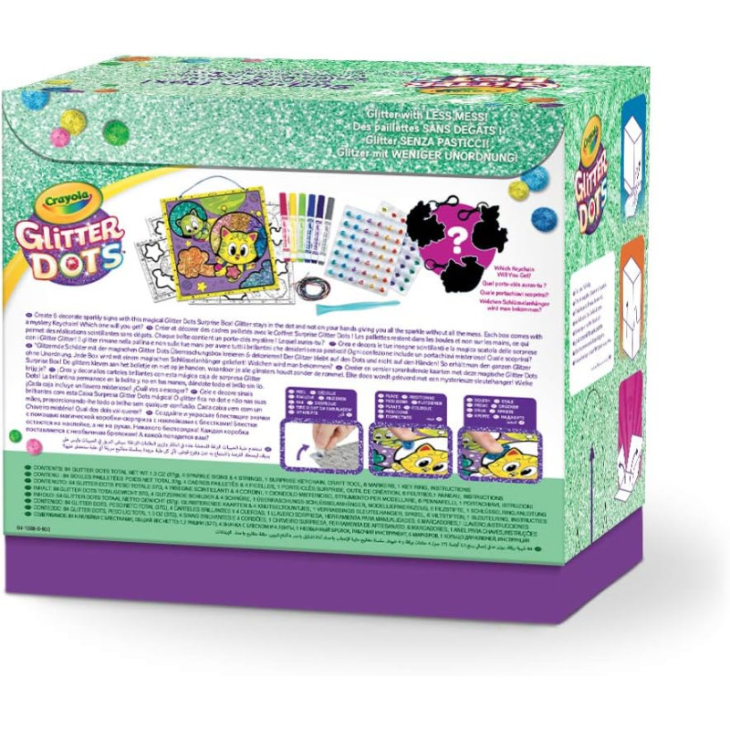 Surprise box glitter dots - CRAYOLA