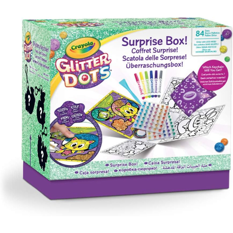 Surprise box glitter dots - CRAYOLA