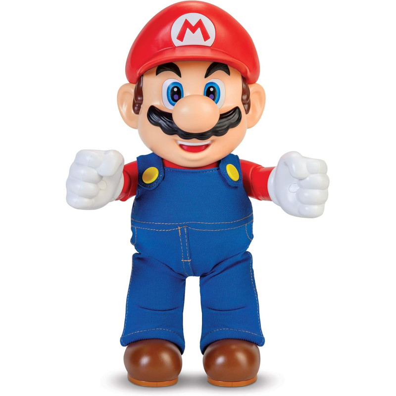 Figurine Mario sonore 30 cm - SUPER MARIO