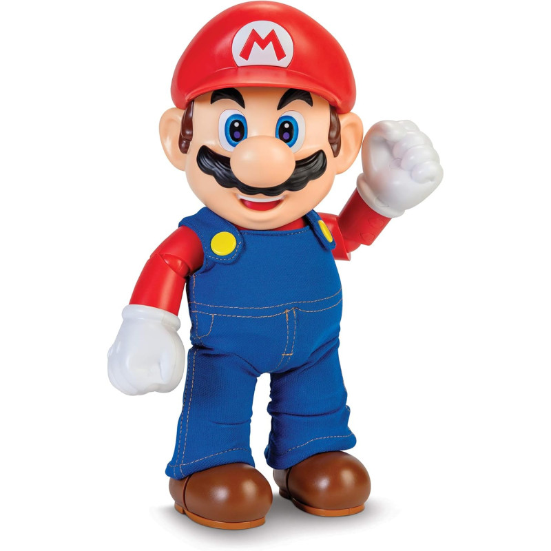 Figurine Mario sonore 30 cm - SUPER MARIO