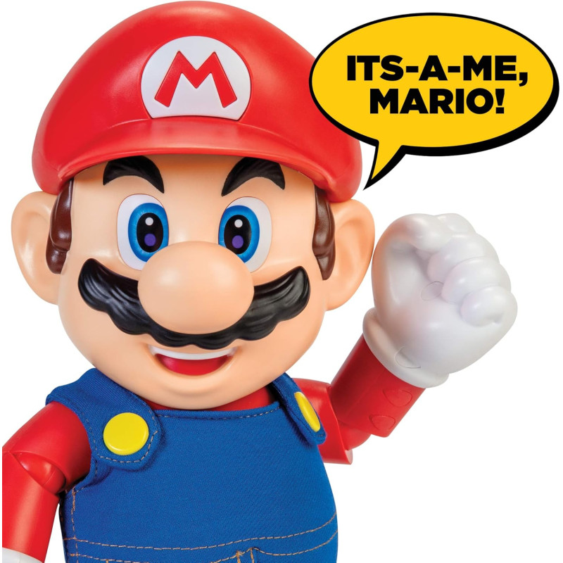 Figurine Mario sonore 30 cm - SUPER MARIO