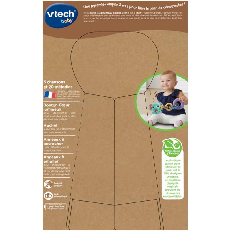Nino éléphanteau Empilo - VTECH