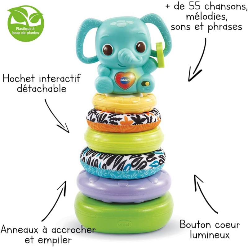 Nino éléphanteau Empilo - VTECH