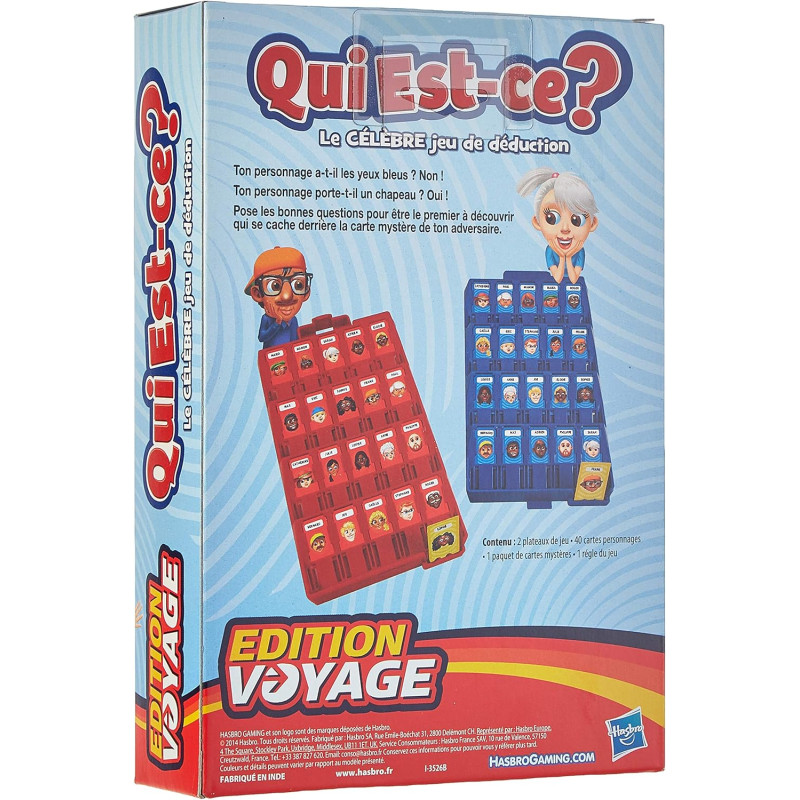 Qui est-ce - Version voyage - HASBRO
