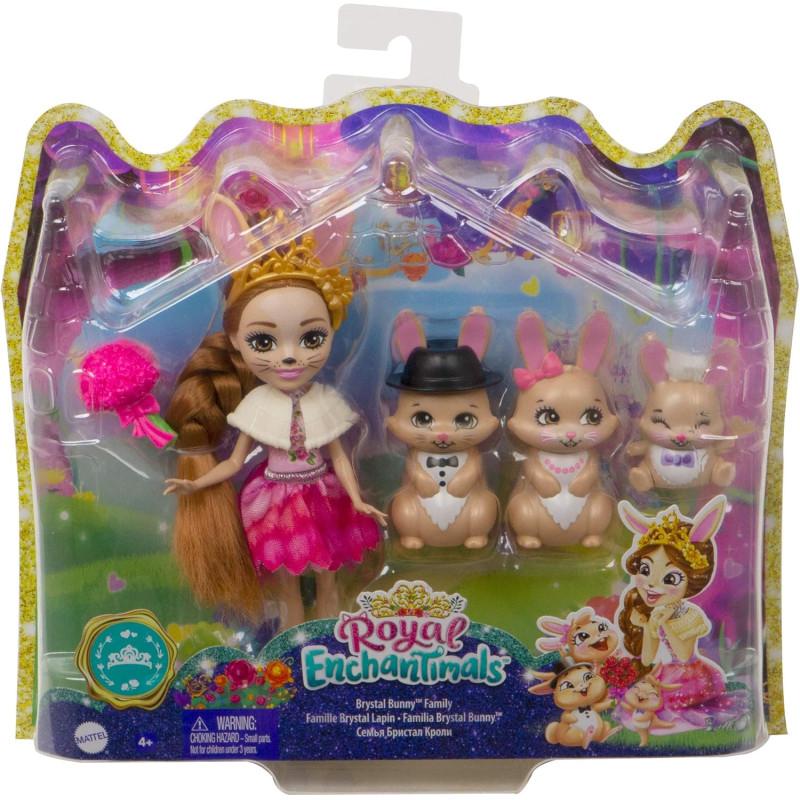 Poupée Brystal lapin et lapereaux - MATTEL