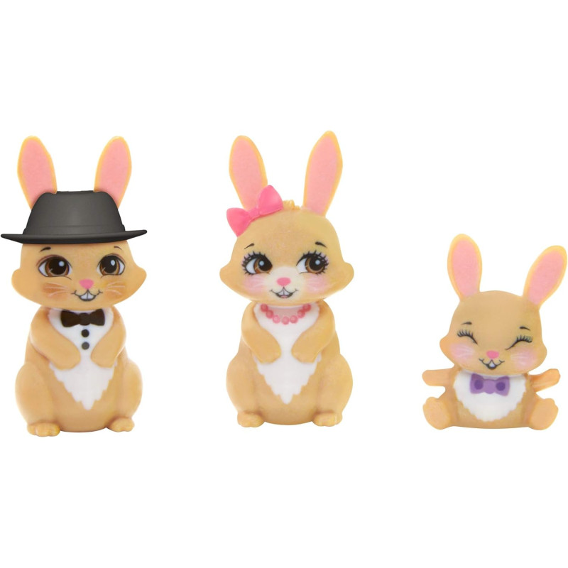 Poupée Brystal lapin et lapereaux - MATTEL