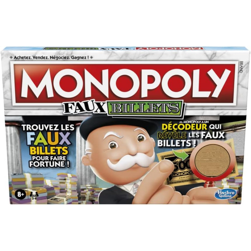 Monopoly faux billets - HASBRO GAMING