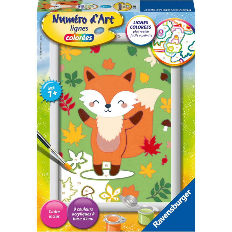 Numéro d'art mini format Renard - RAVENSBURGER