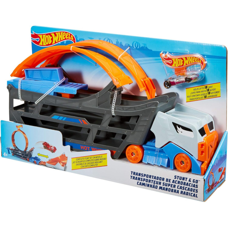 Coffret piste Stunt & Go - Hot Wheels - MATTEL