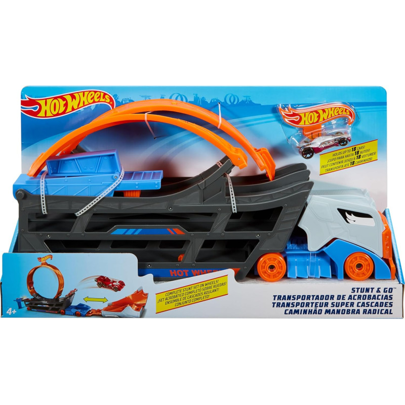 Coffret piste Stunt & Go - Hot Wheels - MATTEL