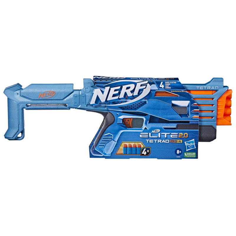 Jouet Blaster Elite 2.0 Tetrad QS-4 - NERF